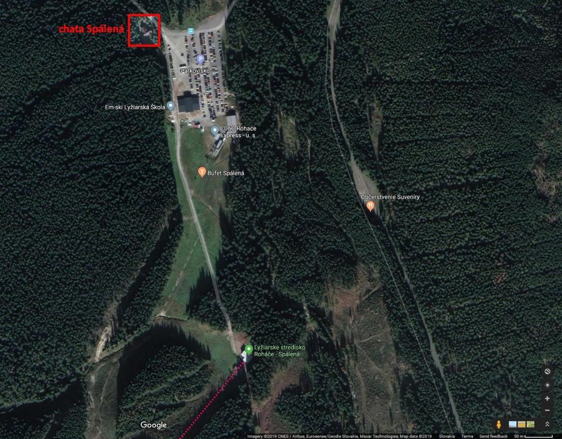 Chata Spálená Zuberec Esterno foto